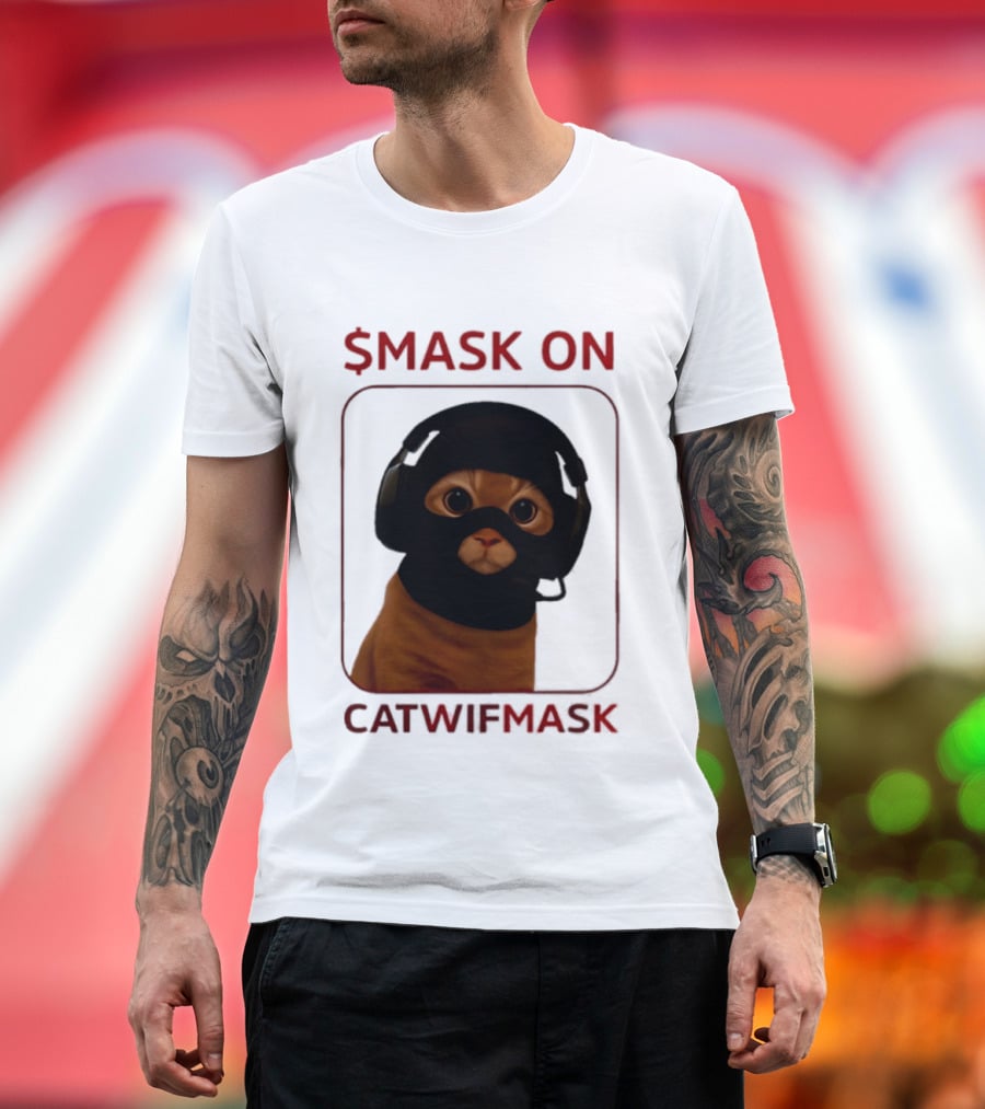 $Mask On Catwifmask T-Shirt