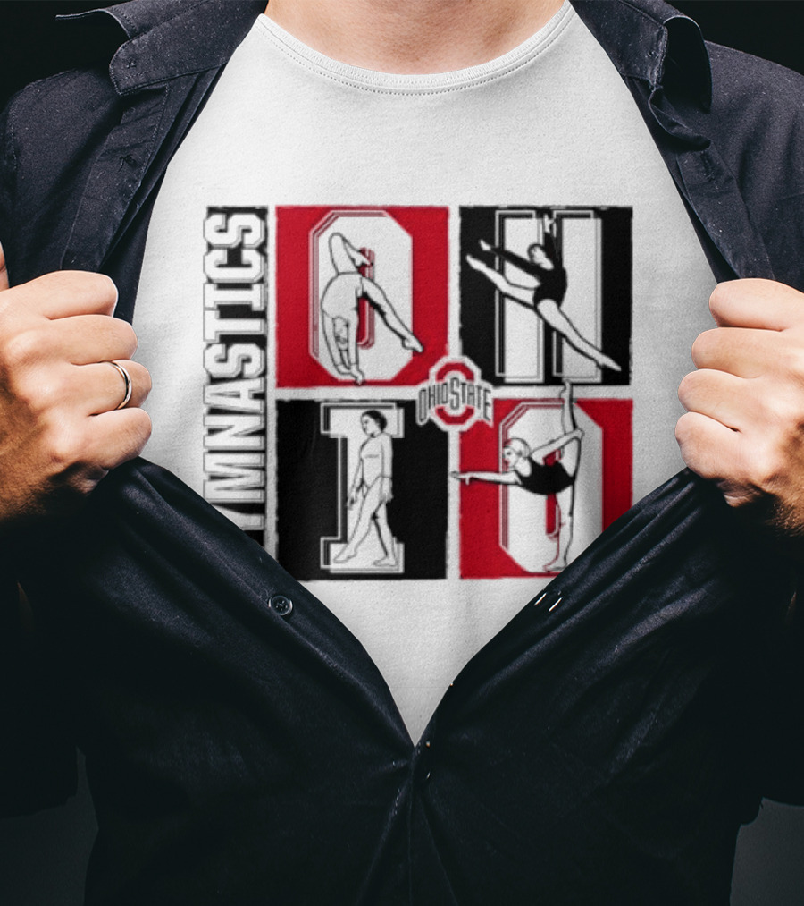 Ohio State Buckeyes Gymnastics OHIO Athlete T-Shirt