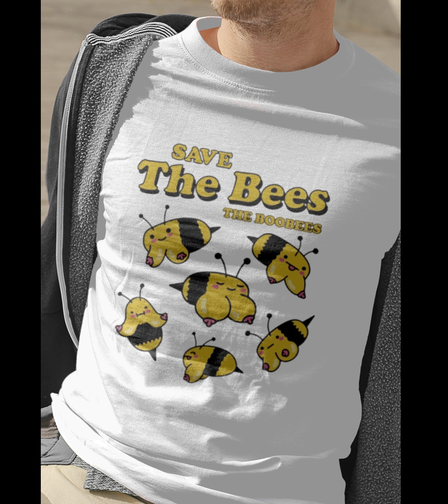 Save The Bees The Boobees Characters Fun T-Shirt
