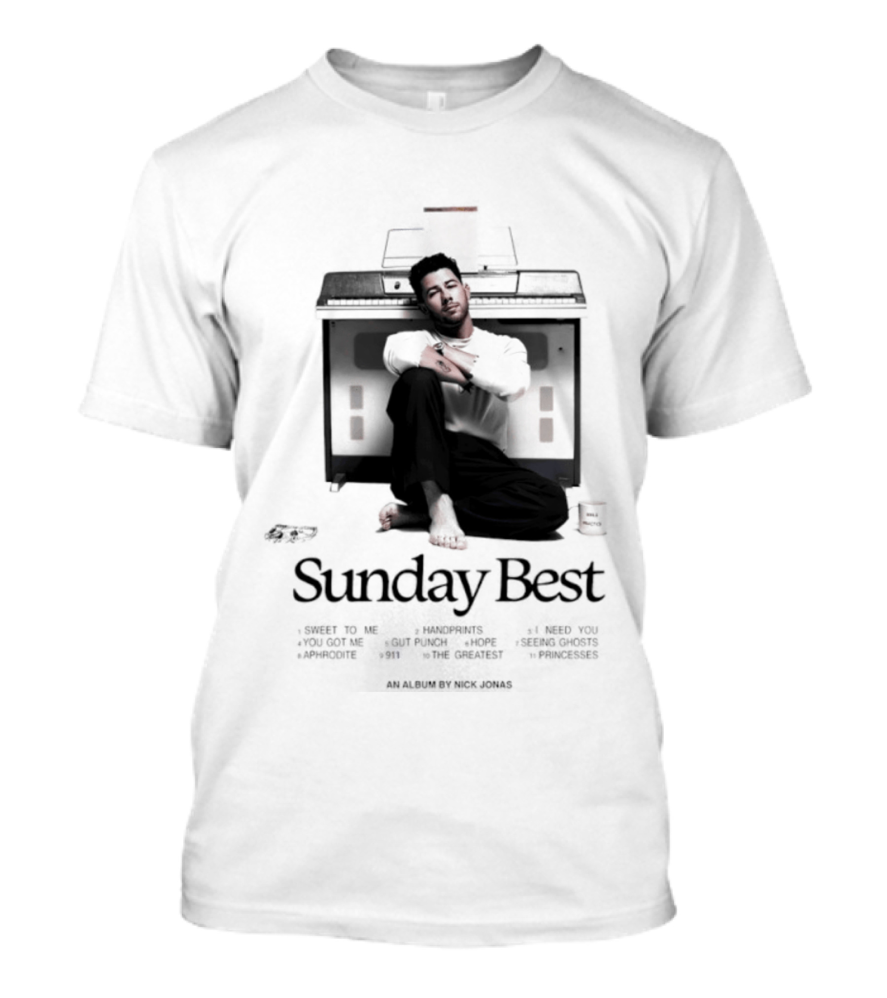 Sunday Best Nick Jonas Tracklist T-Shirt