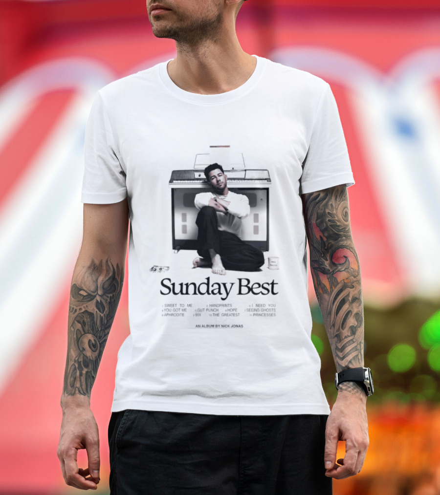 Sunday Best Nick Jonas Tracklist T-Shirt