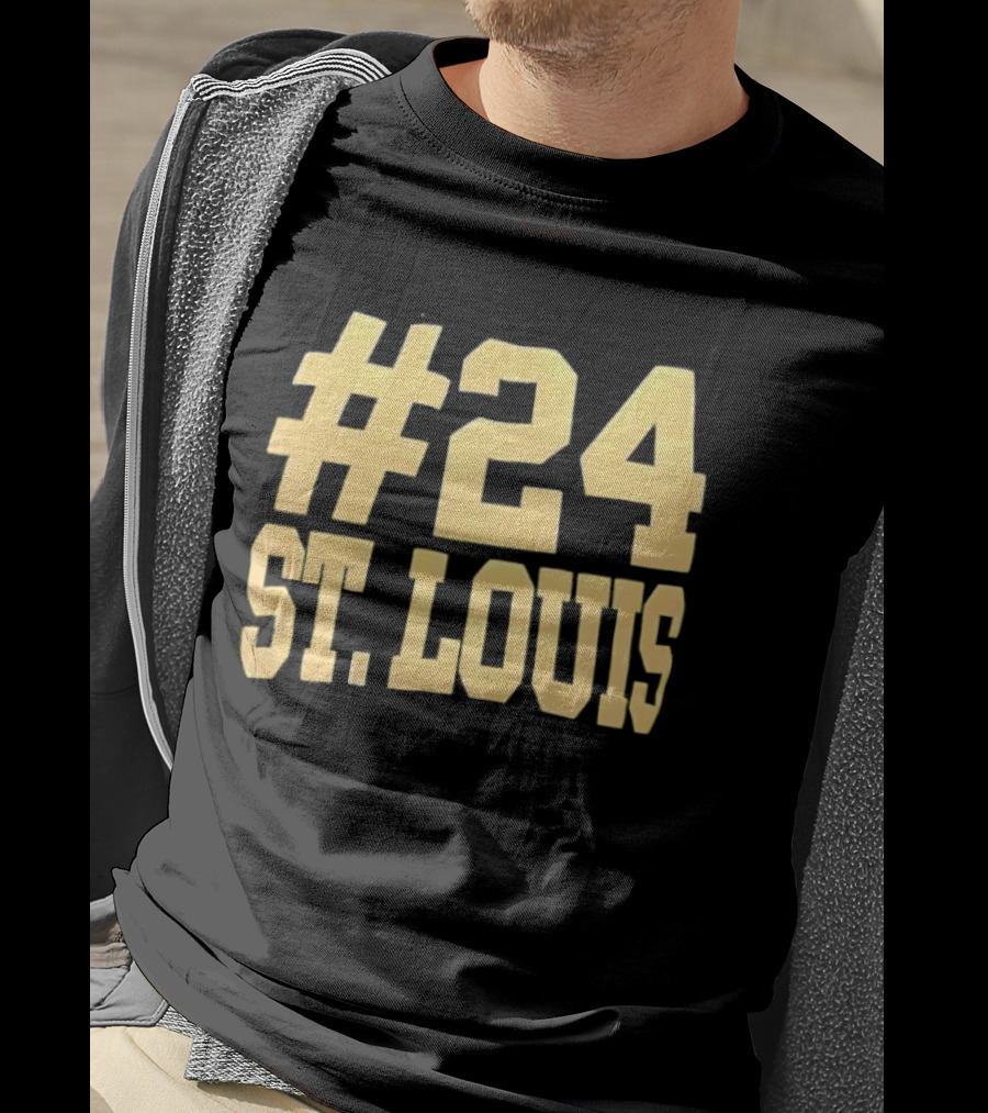 #24 St. Louis Sports Team Jersey T-Shirt