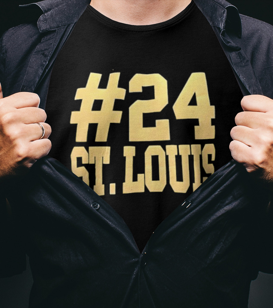 #24 St. Louis Sports Team Jersey T-Shirt