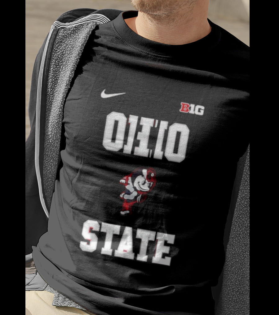 Ohio State Buckeyes Mascot Nike Big Ten 2026 Jim Jackson T-Shirt