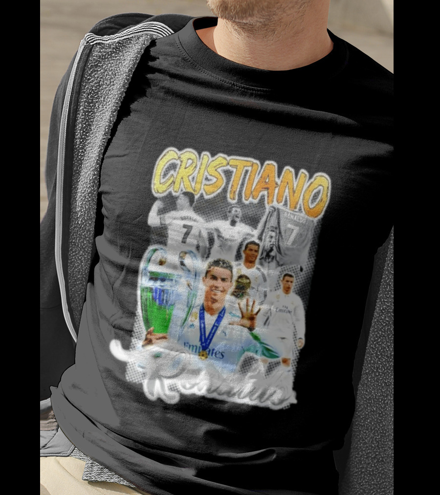 Cristiano Ronaldo 7 Real Madrid UEFA Champions League T-Shirt