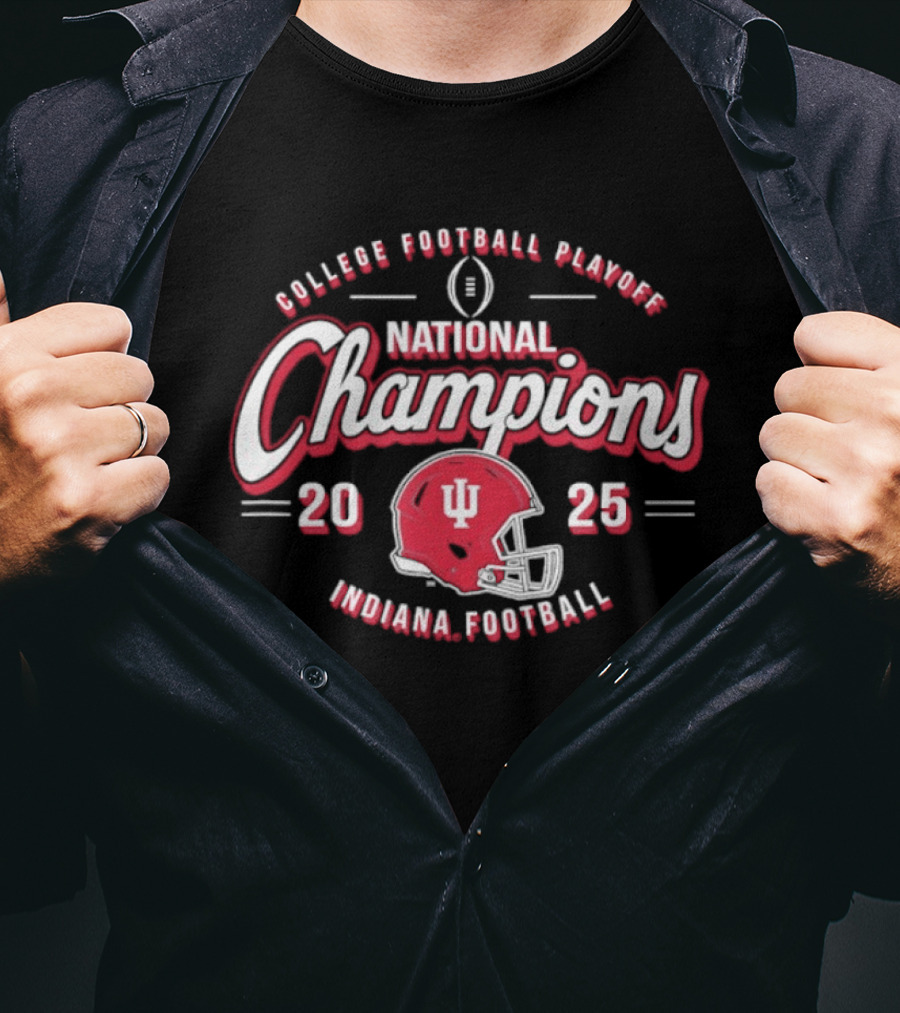 Indiana Hoosiers National Champions 2025 College Football Playoff Indiana Football T-Shirt