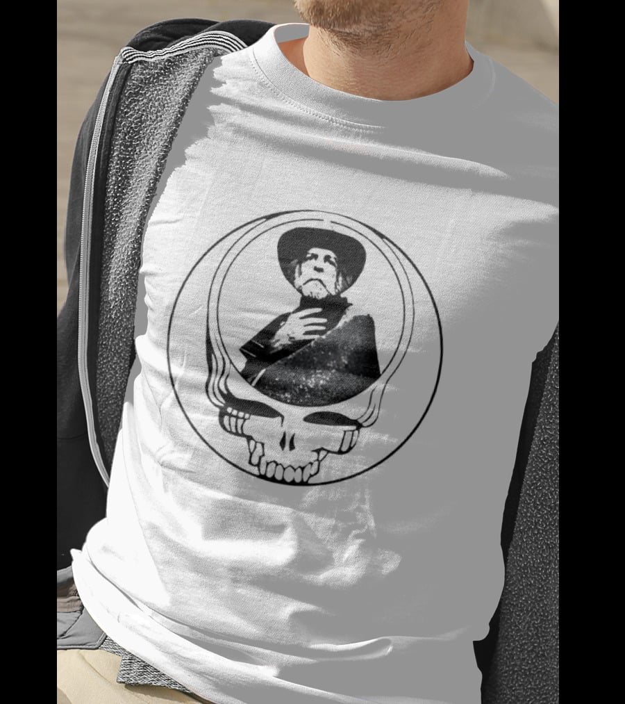 Bob Weir Grateful 1947 Cowboy Skull T-Shirt