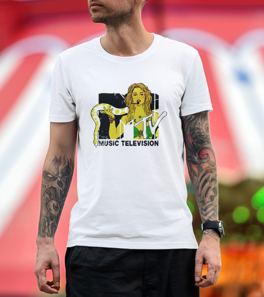 Britney Spears MTV Music Television Snake T-Shirt