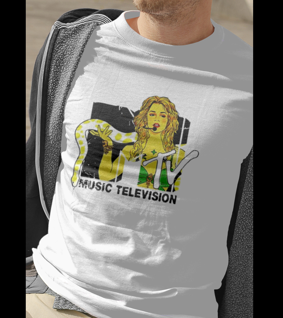 Britney Spears MTV Music Television Snake T-Shirt