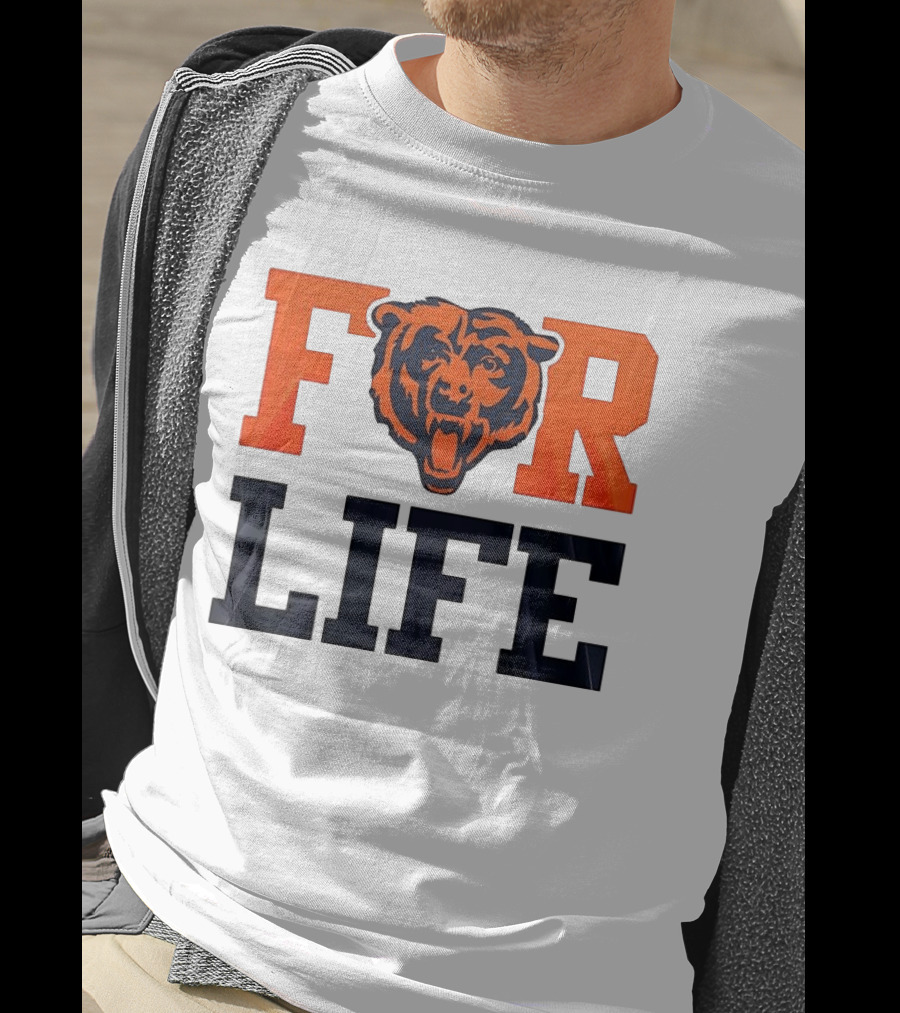 Chicago Bears I Bleed Blue And Orange For Life T-Shirt