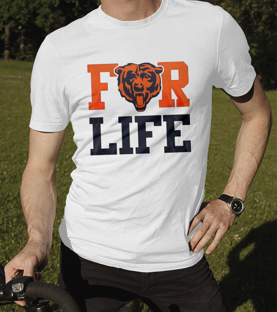 Chicago Bears I Bleed Blue And Orange For Life T-Shirt