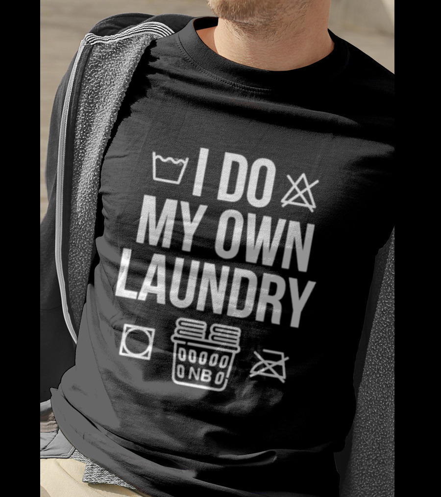 Nate Bargatze I Do My Own Laundry Iconic Laundry T-Shirt