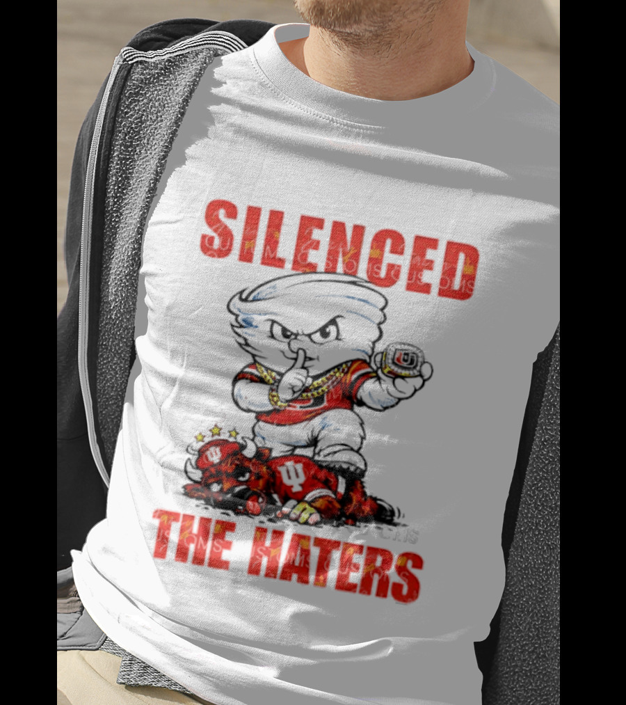 Miami Hurricanes Silenced The Haters Bold Cartoon T-Shirt
