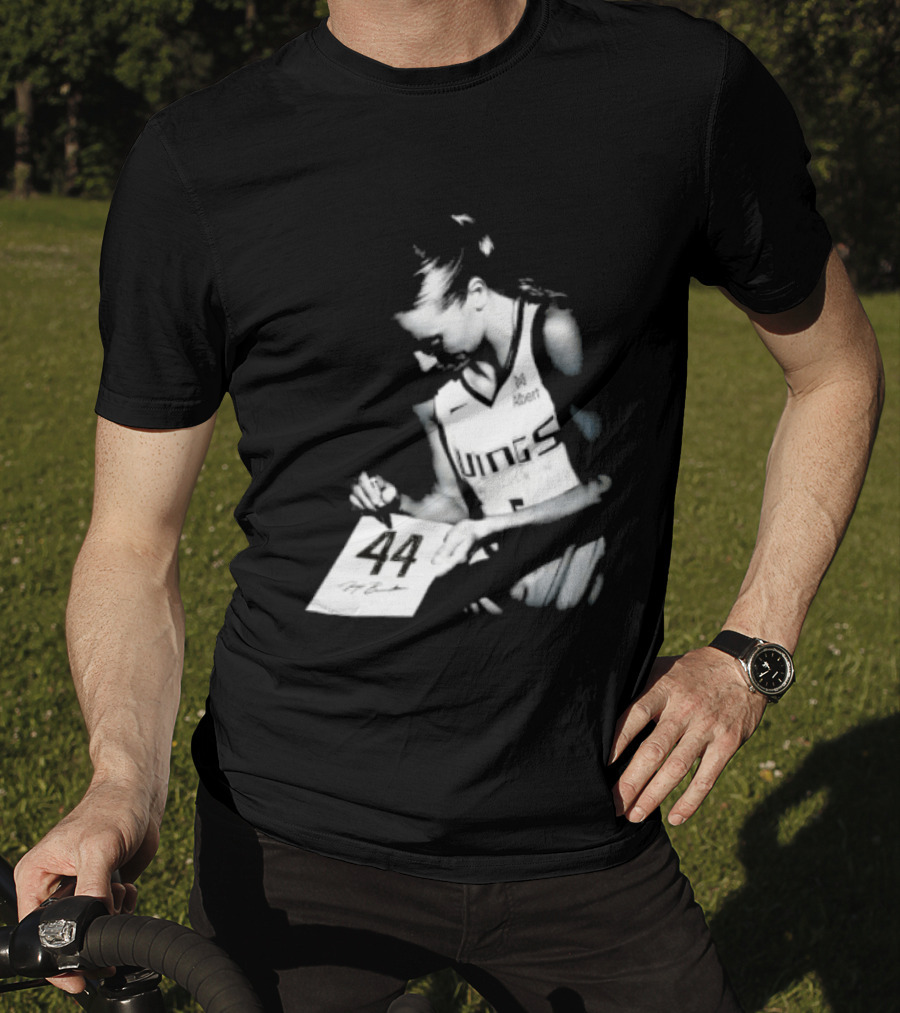 Paige Bueckers 44 Dallas Wings Basketball Women's Team Jersey T-Shirt