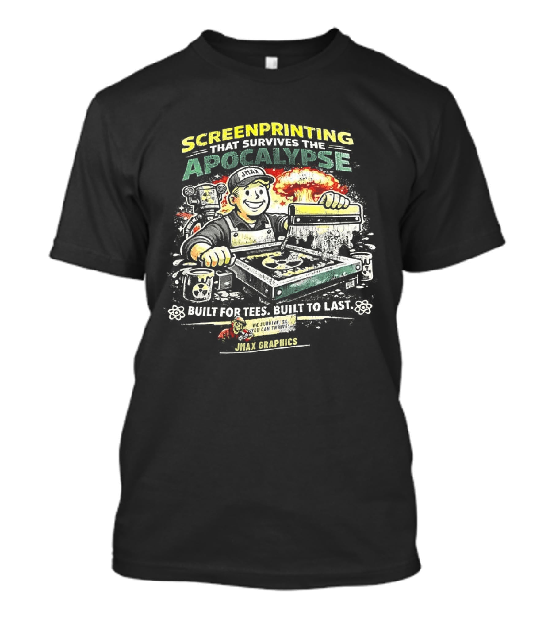 Screenprinting Apocalypse Built To Last T-Shirt