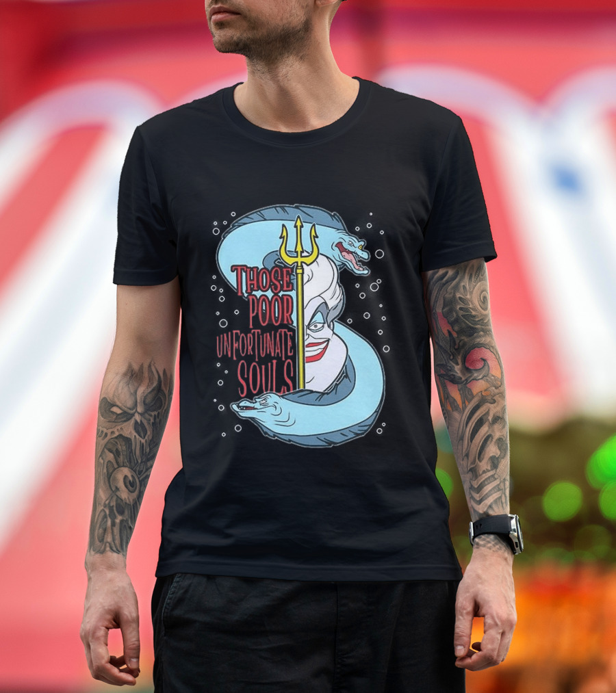 Those Poor Unfortunate Souls Sea Witch The Little Mermaid 1989 T-Shirt