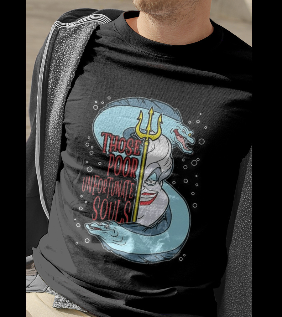 Those Poor Unfortunate Souls Sea Witch The Little Mermaid 1989 T-Shirt