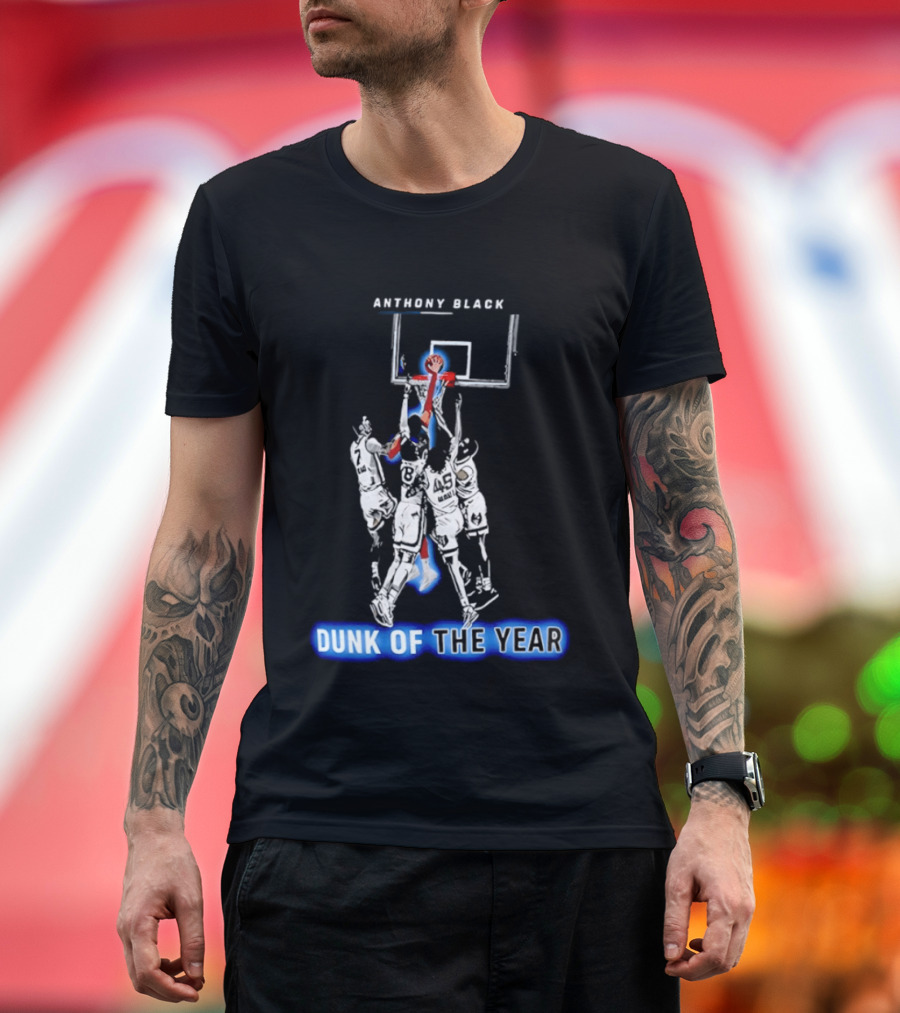 Anthony Black Dunk Of The Year Orlando Magic Basketball Action T-Shirt