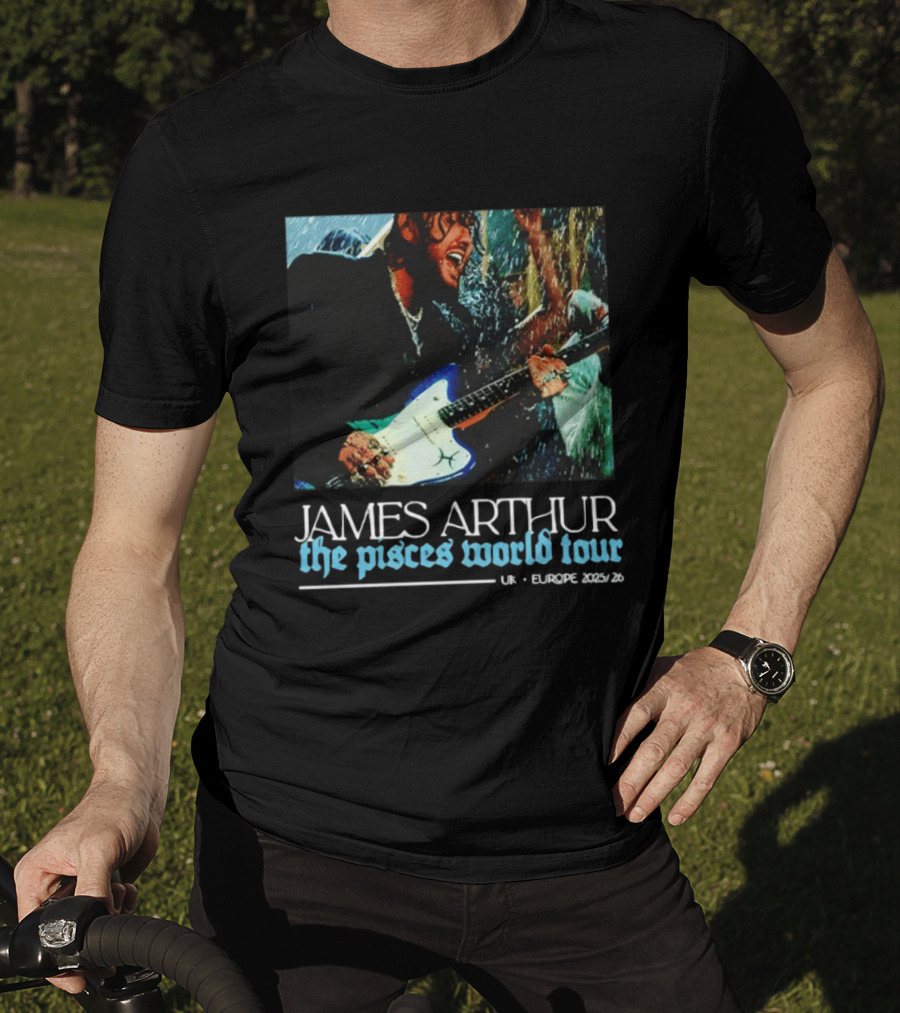 JAMES ARTHUR The Pisces World Tour UK Europe 2023/24 T-Shirt