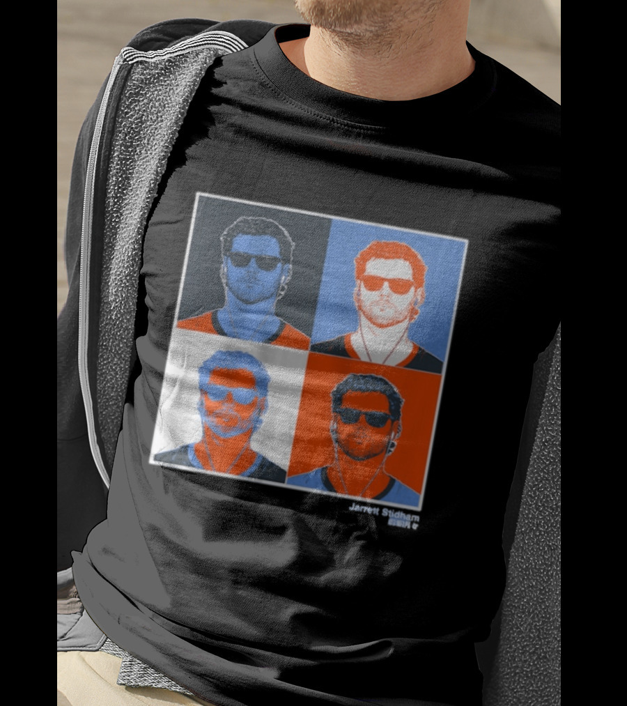Jarrett Stidham Pop Art Style Sunglasses Quadrant T-Shirt
