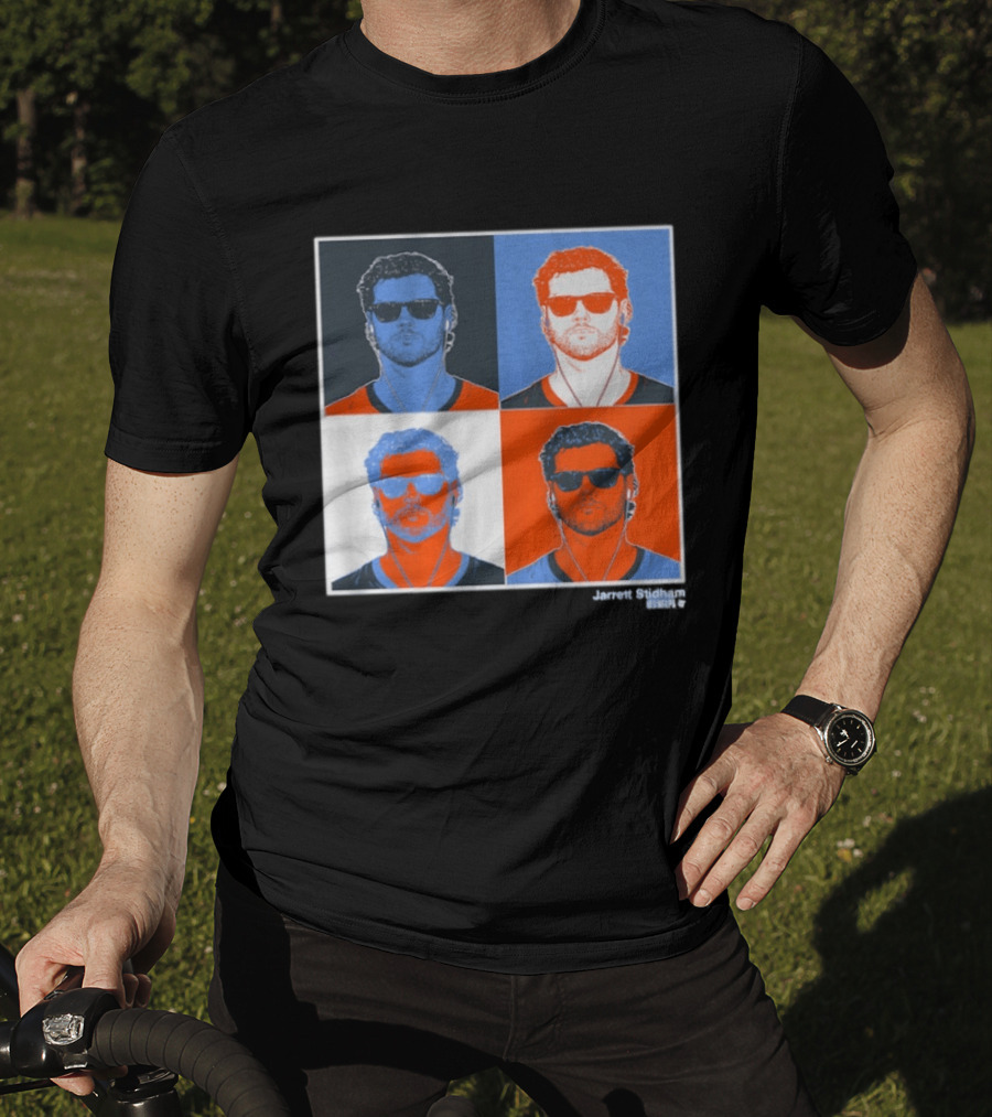 Jarrett Stidham Pop Art Style Sunglasses Quadrant T-Shirt