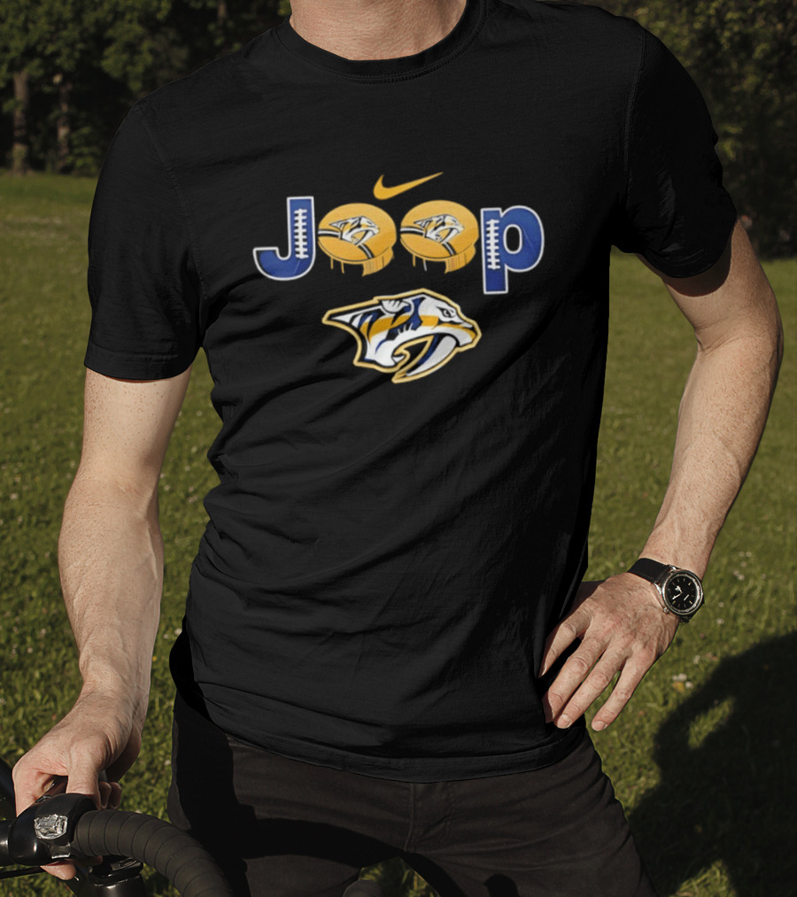 Nashville Predators Jeep Go Predators Hockey Nike Fan T-Shirt