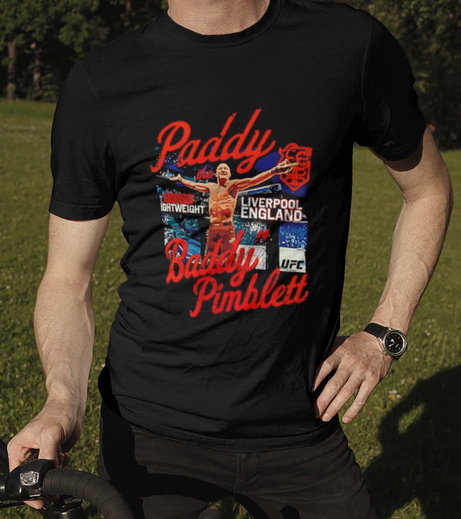 Paddy The Baddy Pimblett Liverpool England UFC Fighter T-Shirt
