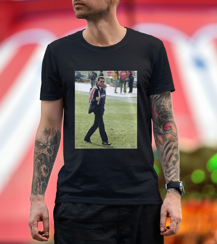 Chicago Bears Mike Ditka Da Coach Middle Finger Meme T-Shirt