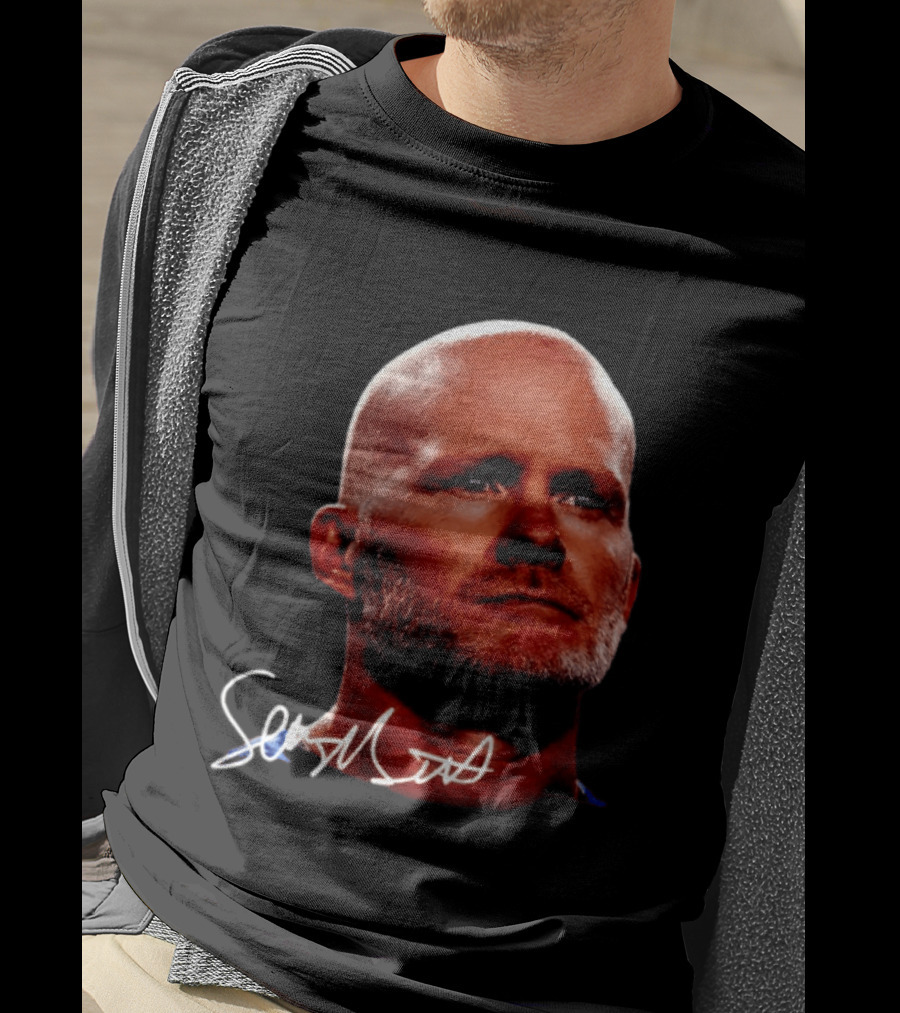Sean McDermott Oversized Heavyweight Face Signature T-Shirt