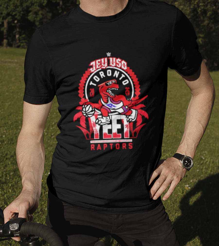 Jey Uso Toronto Raptors Yeet WWE T-Shirt