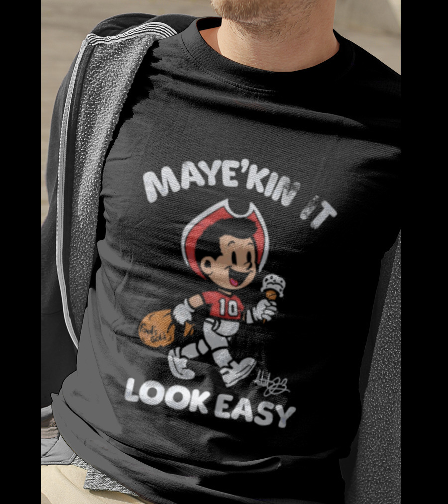 Maye'kin It Look Easy Chicken Drumstick Cartoon T-Shirt