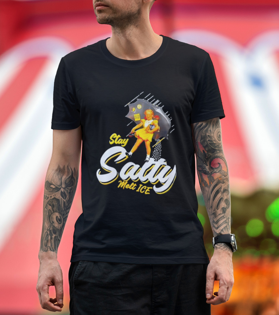Stay Salty Melt Ice Umbrella Girl T-Shirt