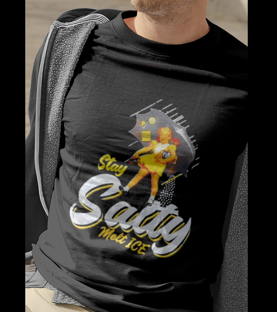 Stay Salty Melt Ice Umbrella Girl T-Shirt