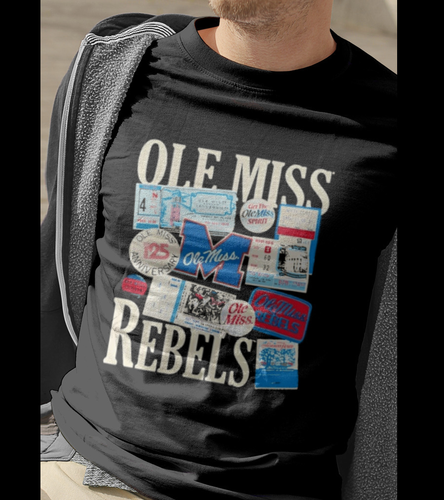 Ole Miss Rebels Spirit Memorabilia Collection T-Shirt