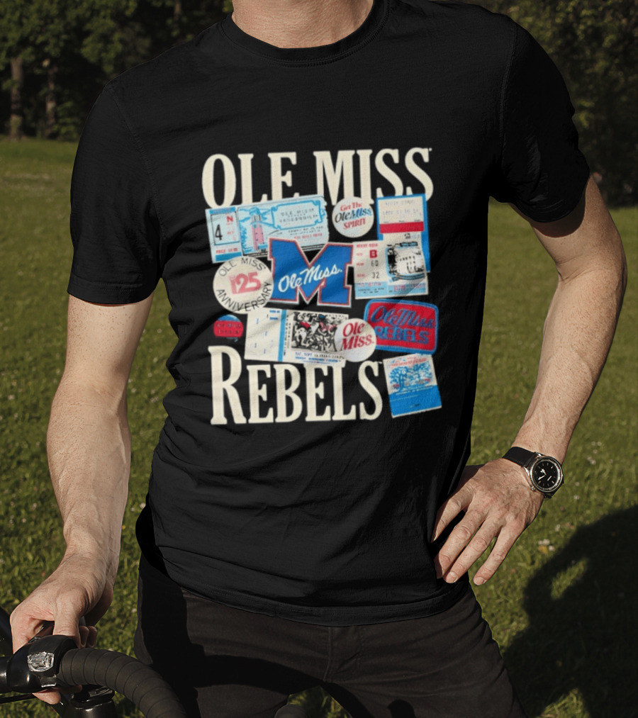 Ole Miss Rebels Spirit Memorabilia Collection T-Shirt