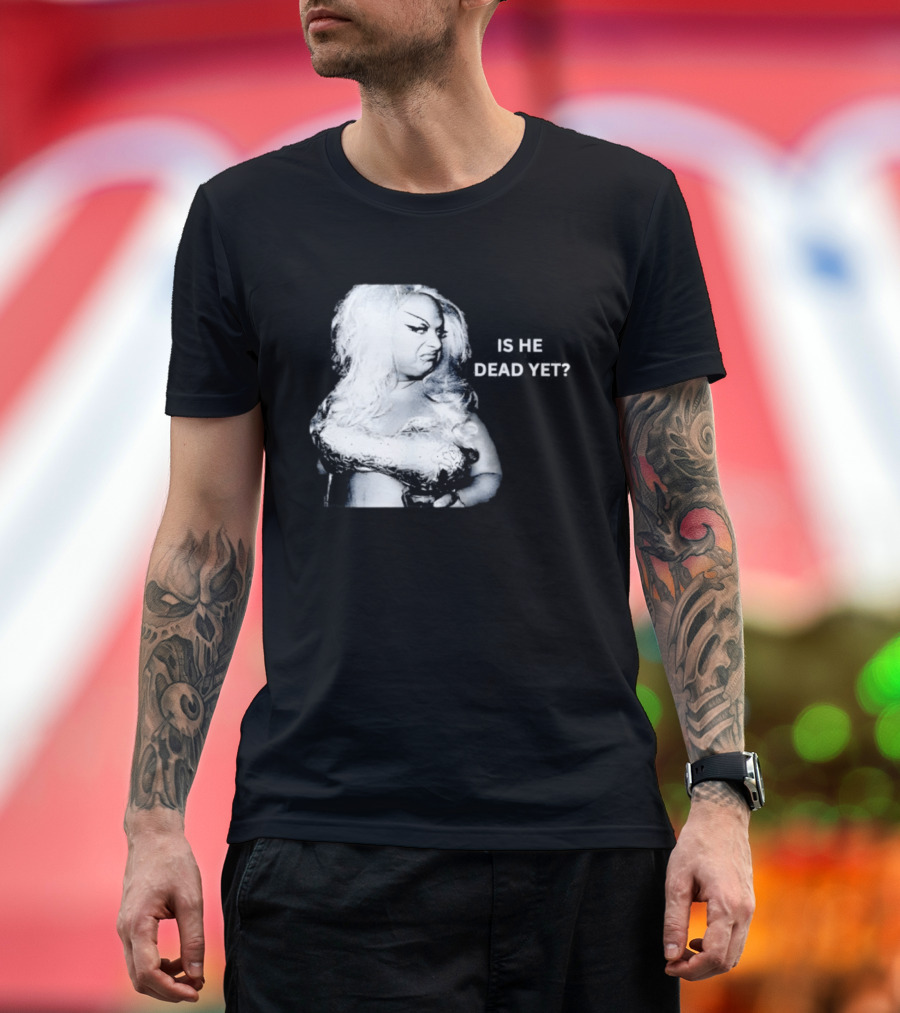 Is He Dead Yet Subtle FDT Protest T-Shirt