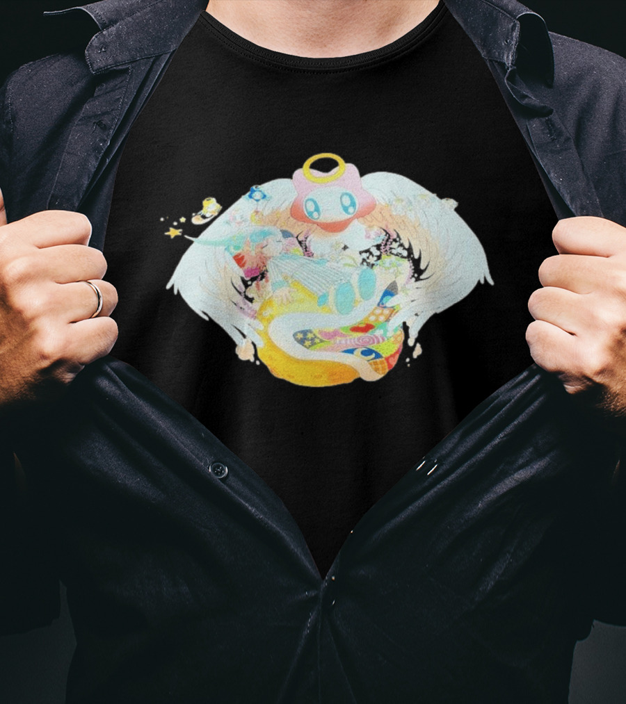 Rinihimme Guardian Angel Peaceful Cloud Dreams Fantasy T-Shirt