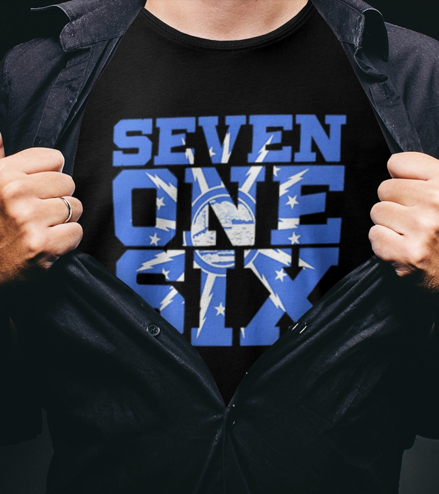 Seven One Six Buffalo Bills Stars And Charging Buffalo T-Shirt
