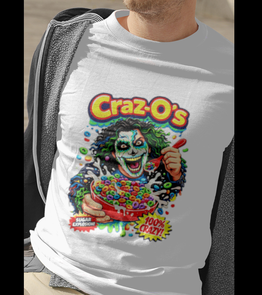 Craz O's Sugar Explosion 100% Crazy Cereal Crazo Charms T-Shirt