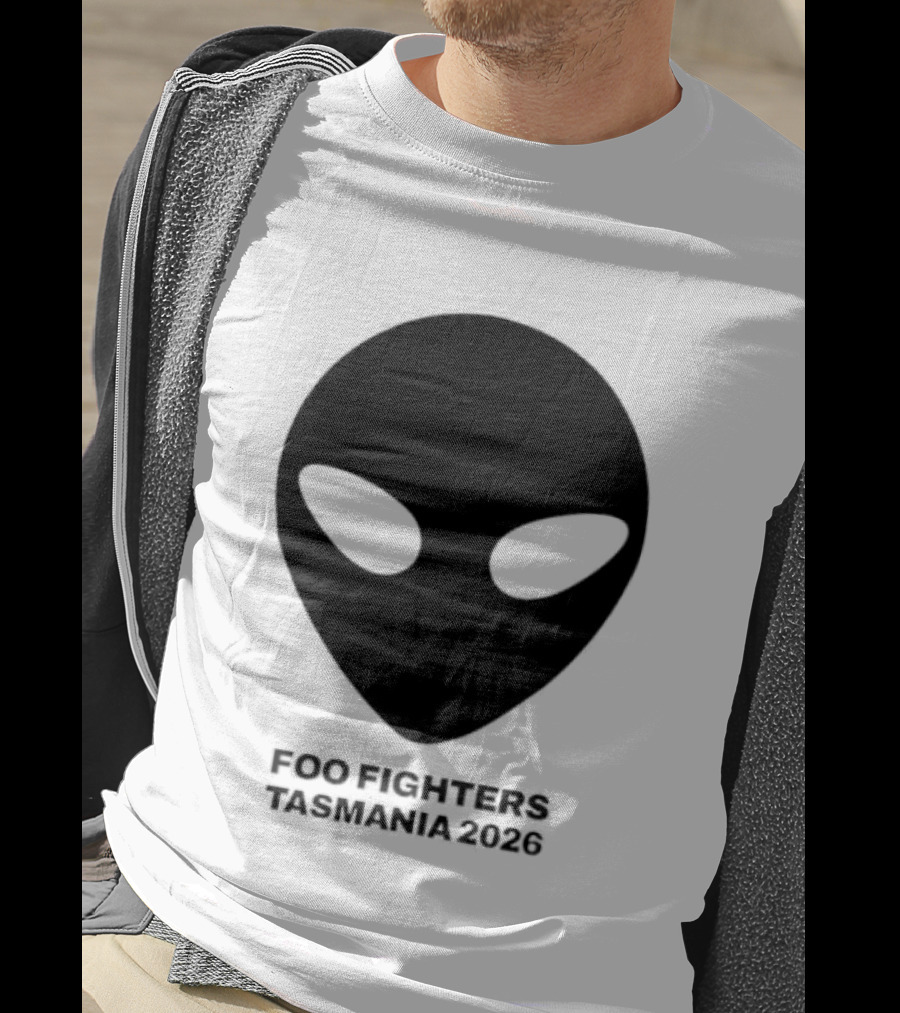 Foo Fighters Tasmania 2026 Alien Tour T-Shirt
