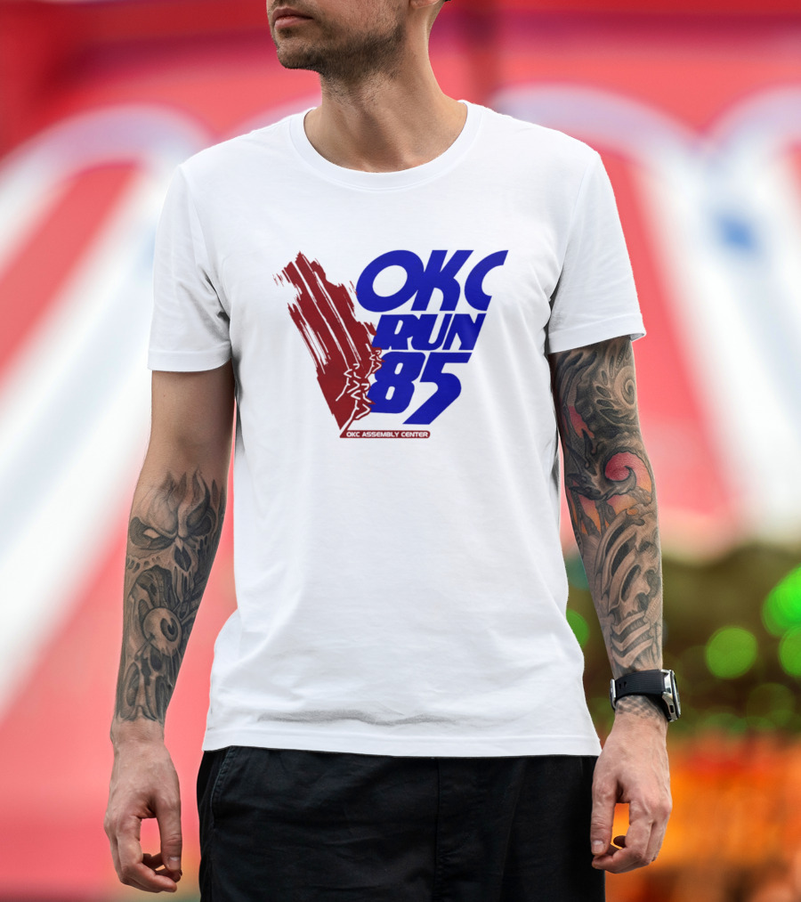 OKC Run 85 OKC Assembly Center Racing Event T-Shirt