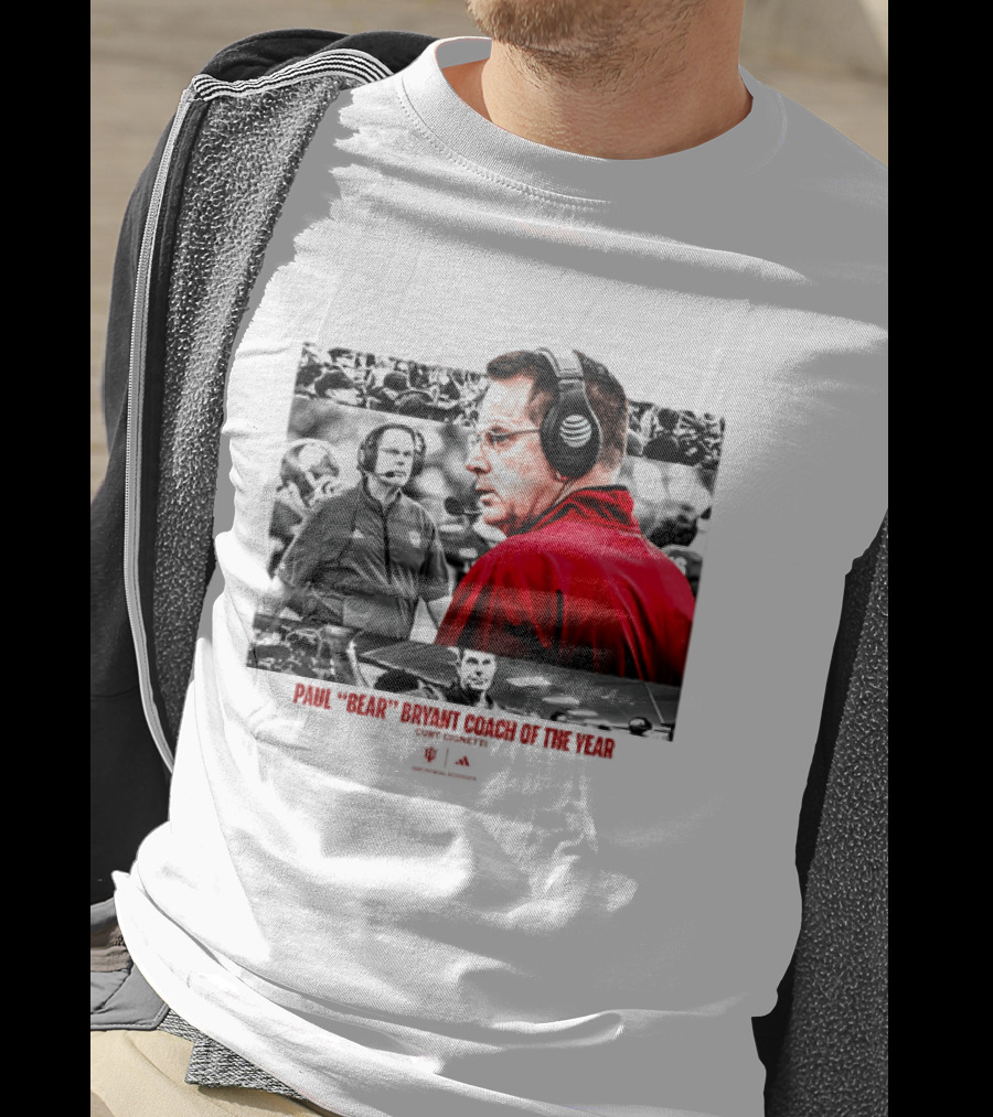 Paul Bear Bryant Coach Of The Year 2026 Football Legacy T-Shirt