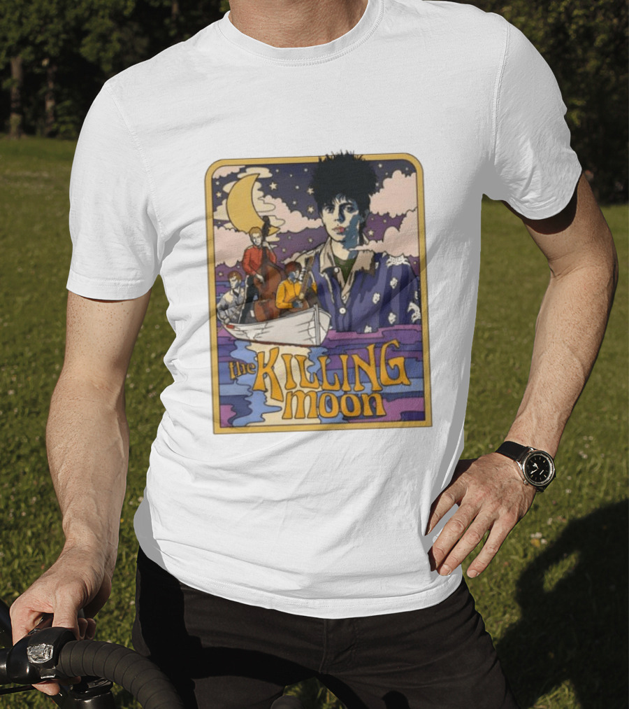 The Killing Moon 42nd Anniversary Retro Band Art Lunar T-Shirt