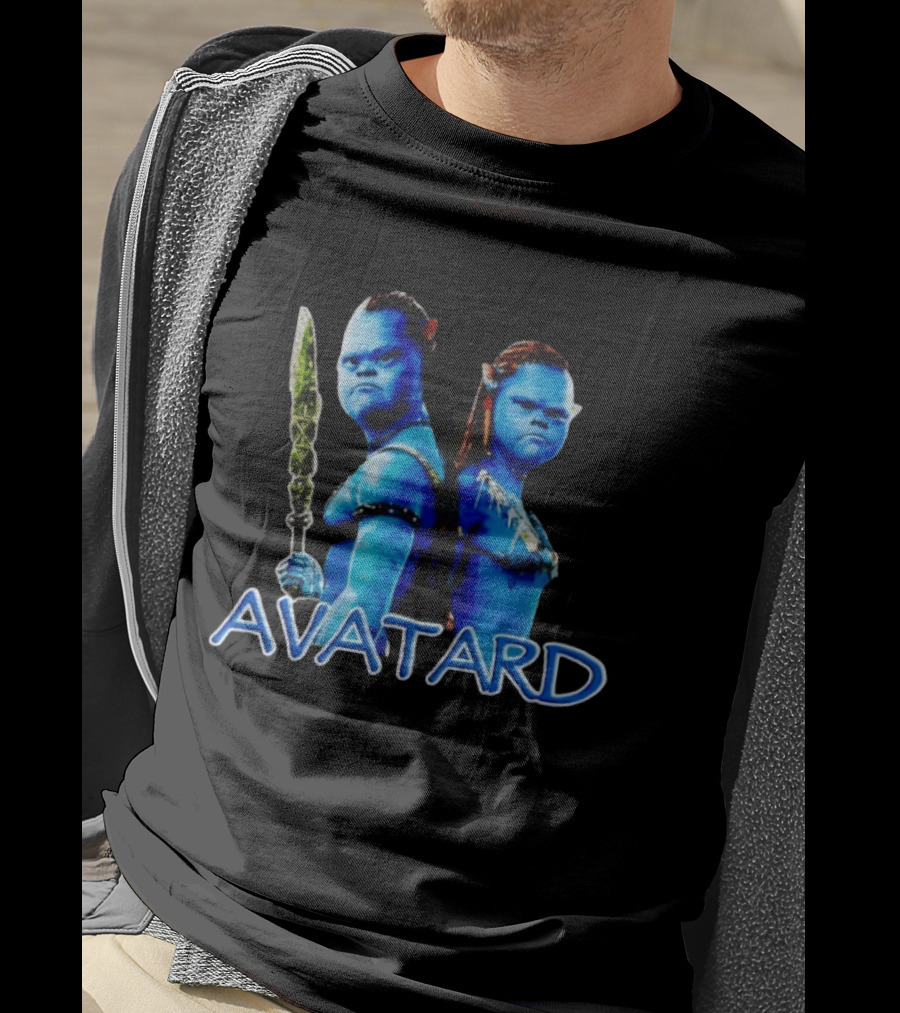 Avatard Meme Blue Characters With Spear T-Shirt