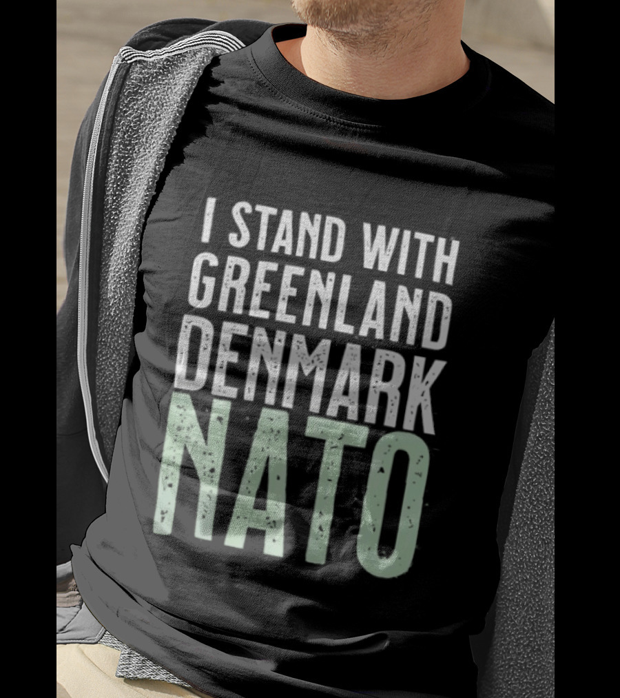 Comfort Colors I Stand With Greenland Denmark NATO Support T-Shirt