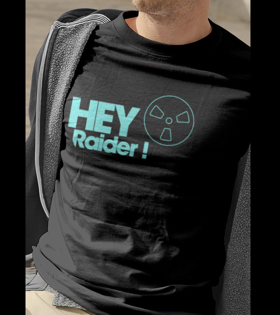 Hey Raider Sci Fi Gamer Safe Pocket Game Humor T-Shirt