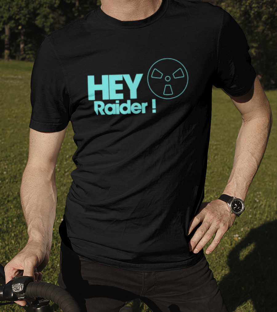 Hey Raider Sci Fi Gamer Safe Pocket Game Humor T-Shirt