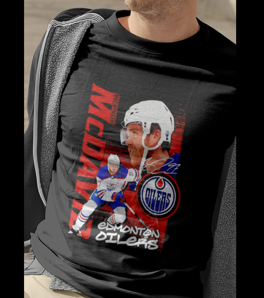 Edmonton Oilers McDavid 97 Hockey Star T-Shirt