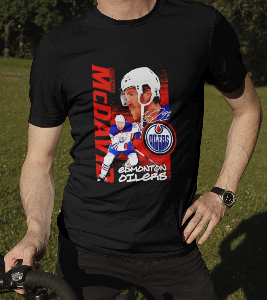 Edmonton Oilers McDavid 97 Hockey Star T-Shirt