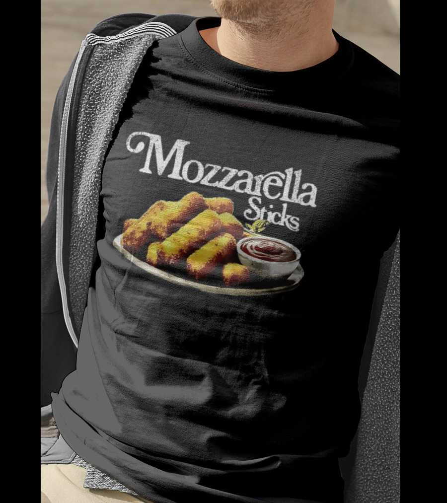 Mozzarella Sticks With Tomato Dipping Sauce Delight T-Shirt